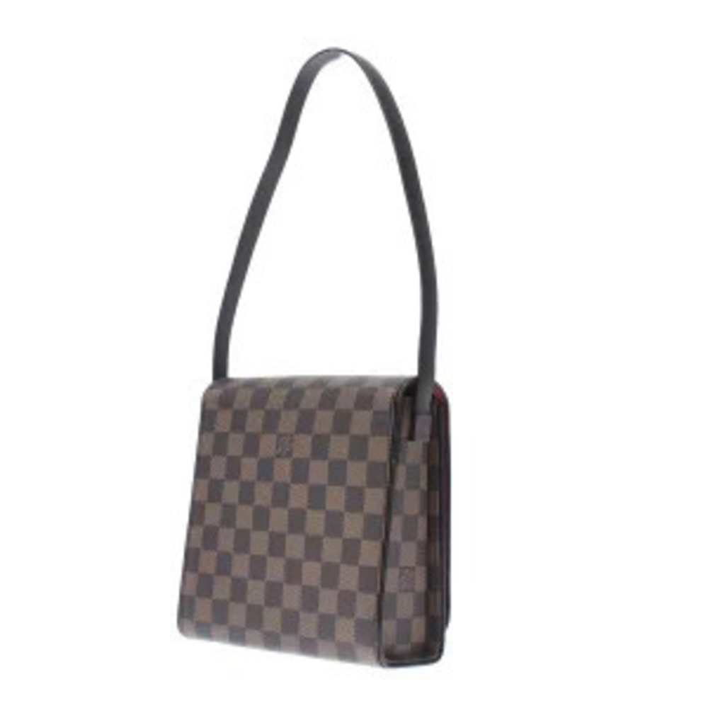 Louis Vuitton Damier Handbag Canvas Brown Tribeca Shoulder Bag